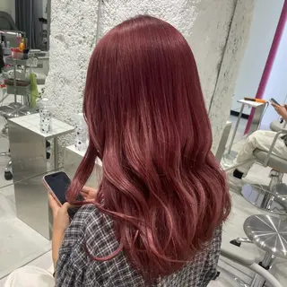 ミディアム カラー soto.所属・HARUHI 銀座 美容師౨ৎ⋆˚のヘアスタイル