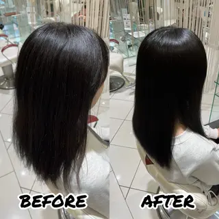 ミディアム 髪質改善美容師 鈴木のヘアスタイル