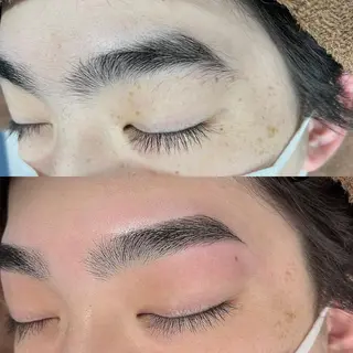 パーマ メンズ アイブロウ BEIGE 金山 🌹RUKAのマツエク・マツパデザイン