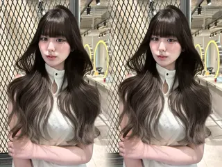 セミロング 韓国🇰🇷レイヤー 透明感/秀瑛🩶のヘアスタイル
