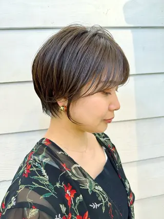 ショート newline銀座所属・銀座ショート/ 大人ショート/金子涼のヘアスタイル