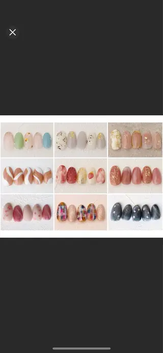 ネイル クレアラルーチェ大分中央町所属・Nail Honokaのネイルデザイン