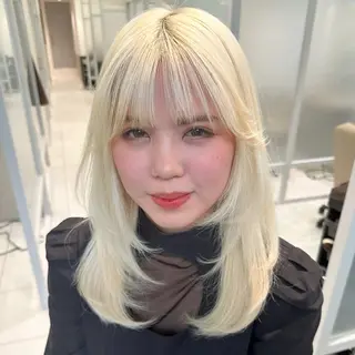 ロング カラー ショートオタク ❣️Genkiのヘアスタイル