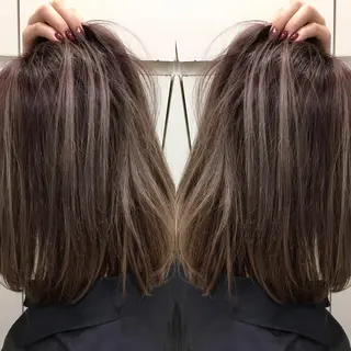 ミディアム カラー 寺内 紳悟のヘアスタイル