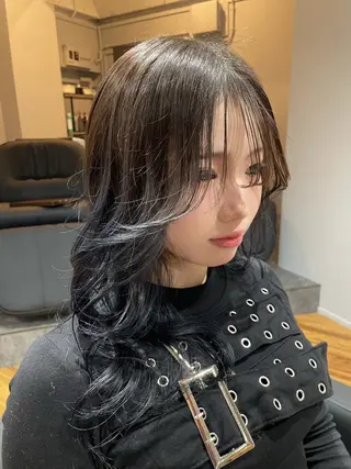 セミロング カラー OON仙台一番町店所属・足立 崇明のヘアスタイル