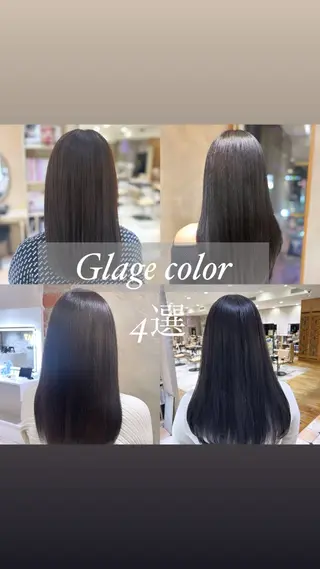 ロング カラー 新宿透明感カラー 髪質改善/吉川怜奈のヘアスタイル