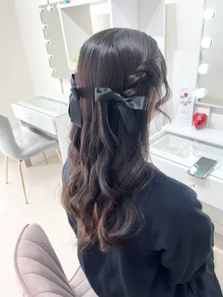 ロング ヘアアレンジ ヘアセットサロン /上坪愛美のヘアスタイル