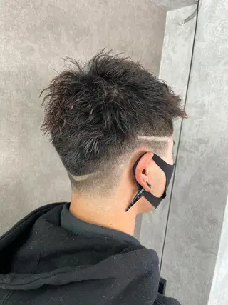 ショート パーマ メンズ メンズ専門 中島俊【朝霞】のヘアスタイル