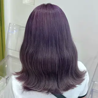 ミディアム カラー 🎀🧁ダメージレス 艶髪カラー🧁🎀のヘアスタイル