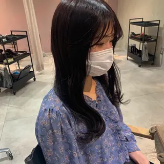 ロング カラー SALOWIN京都河原町suite店所属・うる艶カラー/ 髪質改善/arisaのヘアスタイル