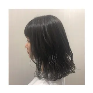 ミディアム ❁⃘ ち だ り さ ❁⃘のヘアスタイル