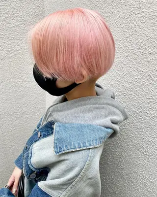 ショート カラー ✨韓国風カット/艶髪 カラー✨yumeのヘアスタイル