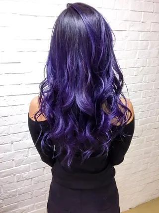 ロング カラー エクステリピート率 No.1 菊池　悠介のヘアスタイル