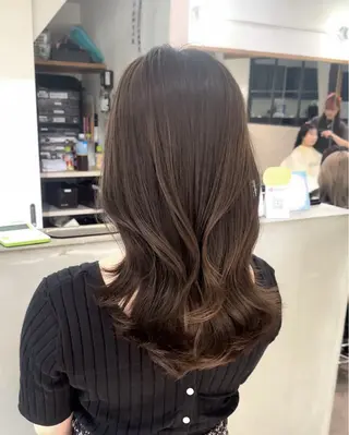 ロング 韓国ヘア透明感カラー / マイカ🍒のヘアスタイル