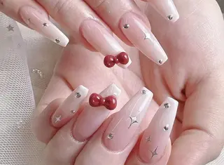 ネイル 🎀彩羽チップ 長さだし専門🎀のネイルデザイン