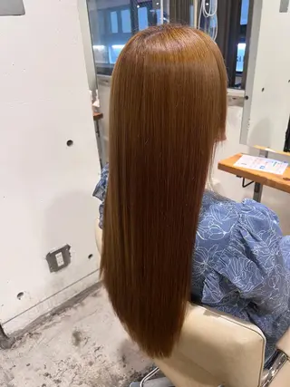 ロング カラー パーマ 🤎カット/ブリーチ /縮毛矯正/大宮🤎のヘアスタイル