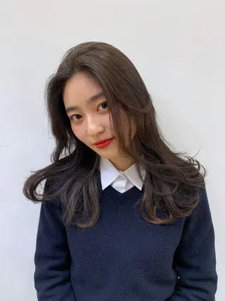 ロング カラー 🍊mai🍊 似合わせパーマのヘアスタイル