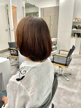 ミディアム カラー パーマ 🫧コウノ ミナ🫧のヘアスタイル