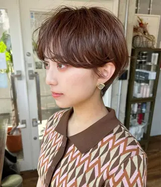 ショート パーマ メイクス表参道所属・ショート/ボブ 矢野湧也のヘアスタイル