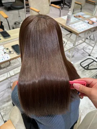 ミディアム 酸性ストレート人気 No,1/カスミ🩰のヘアスタイル