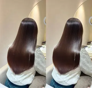 ロング youres hair髪質改善トリートメント＆ヘッドスパ日吉店所属・日吉/髪質改善× 艶カラー/ 永田颯のヘアスタイル