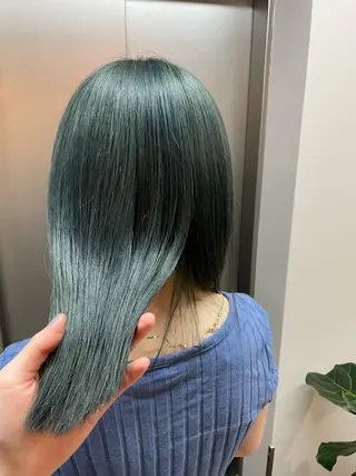 ミディアム AUBE HAIR tenjin【オーブヘアーテンジン】所属・nene .のヘアスタイル