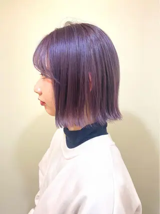 ショート カラー ANNA /艶髪/ハイトーンのヘアスタイル