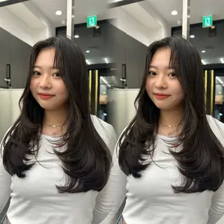 ロング 大人レイヤー/艶髪 🇺🇸TOMONAのヘアスタイル