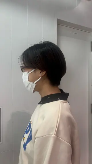 ショート ショート特化/ ベージュ/アイカのヘアスタイル