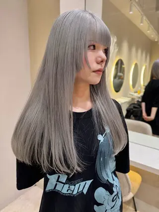 ロング 🩵縮毛矯正・ボブ 岩原朋也🩵のヘアスタイル