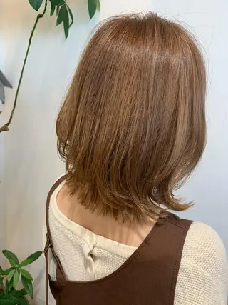 ミディアム 田中 亜沙美のヘアスタイル