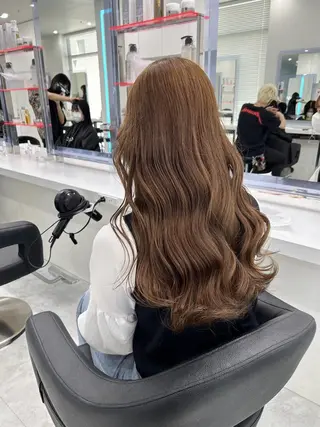 カラー 透明感/暖色カラー 🤎🧡のんのヘアスタイル