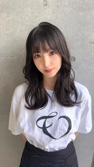 ミディアム カラー レイヤー×韓国 🇰🇷鈴木啓太のヘアスタイル