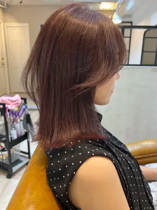 ミディアム 小山 ヨシタカのヘアスタイル