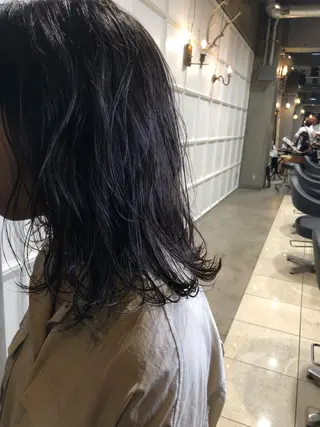 ミディアム マンツーマン／韓国 ヘア‎Amiのヘアスタイル