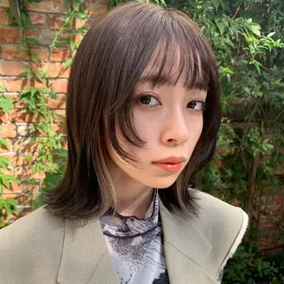 ミディアム 小森 祐希のヘアスタイル