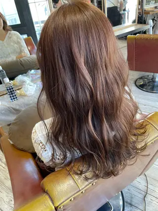 ロング カラー メンズカット ボブ/米崎駿也のヘアスタイル