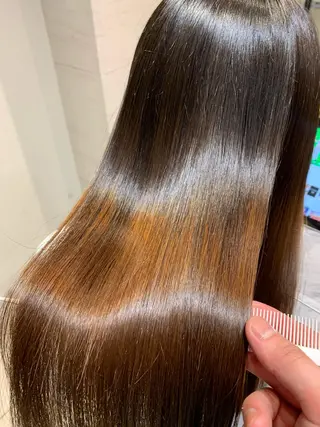 セミロング 🌿earth亀有店 【緑髪のノブ】🌿のヘアスタイル