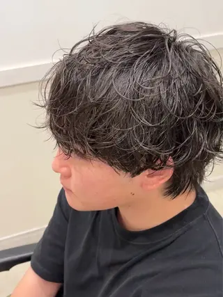 ショート パーマ メンズ クセを最大限に活かす メンズパーマ奈良大祐のヘアスタイル