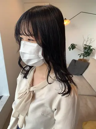 ミディアム ピンクベージュ/新潟 万代/高橋桃葉🍑のヘアスタイル