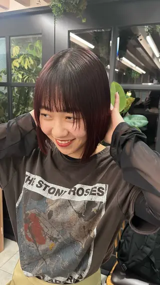 ミディアム 🪽ナチュラルヘア＊ 大下唯奈🪽🫧のヘアスタイル