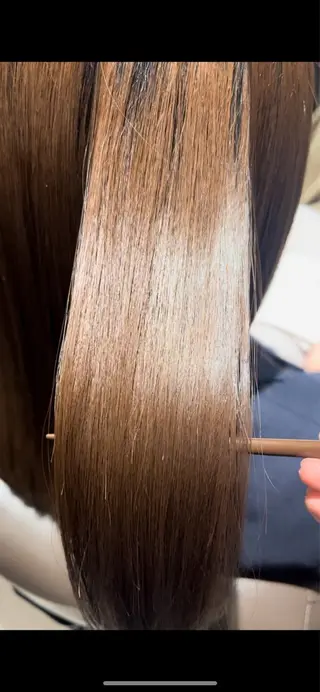 セミロング スパニスト おおつかちなつのヘアスタイル