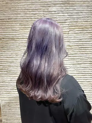 ロング カラー 嶋田 ゆきのヘアスタイル