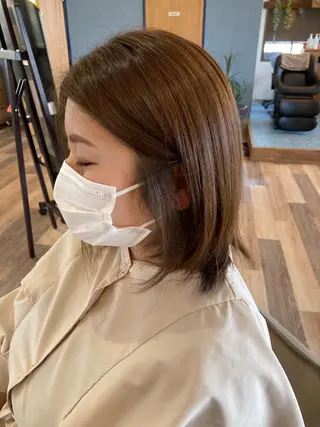 カラー 中野 紹江のヘアスタイル