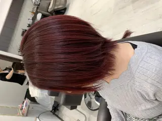 ミディアム カラー 瀬尾 由希菜のヘアスタイル