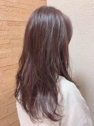 ロング カラー パーマ 田中 まりなのマツエク・マツパデザイン