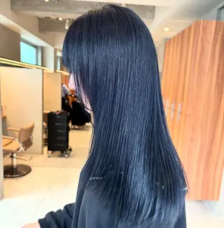 カラー 🫒🫒ブリーチなし 艶カラー🫒ヤマシロのヘアスタイル