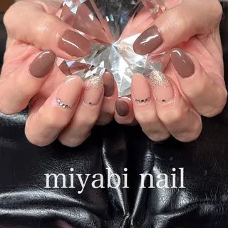 ネイル miyabi nail 桂川駅近くのネイルデザイン