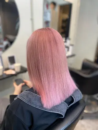 セミロング カラー 魅力引き出しヘア🐾 るくものヘアスタイル