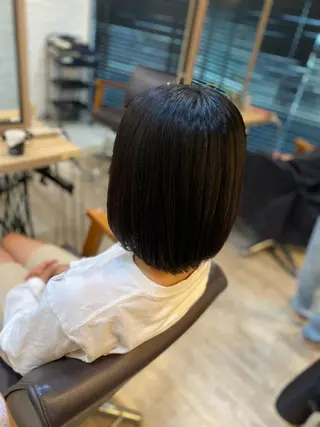 ミディアム ヨシダ フミノリのヘアスタイル